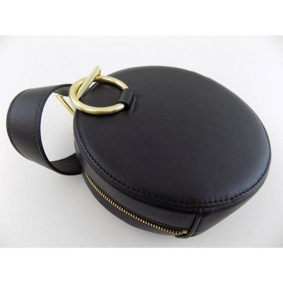 Tara Zadeh Azar Leather Clutch Black Handbag Retail $570 - Picture 5 of 8